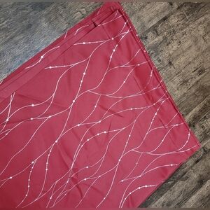 Burgundy/Red Blackout Curtain Panel (W52"×L84")